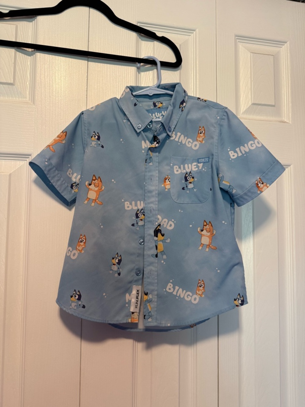 RSVLTS Bluey "Meet the Heelers" Youth  KUNUFLEX Preschooler Short Sleeve Shirt